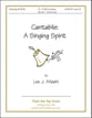 Cantabile a Singing Spirit Handbell sheet music cover